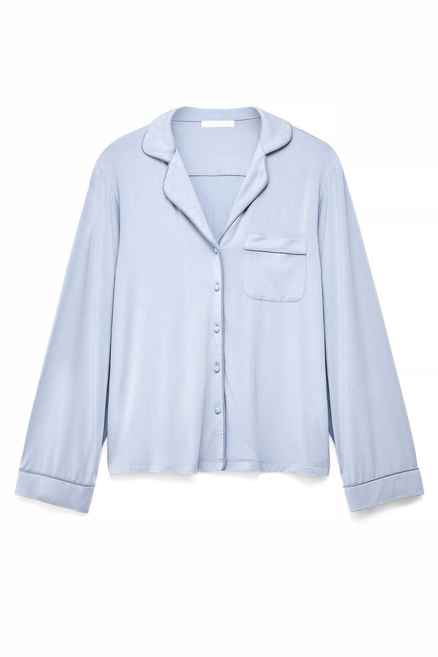 Light Blue Soft Pyjama Shirt