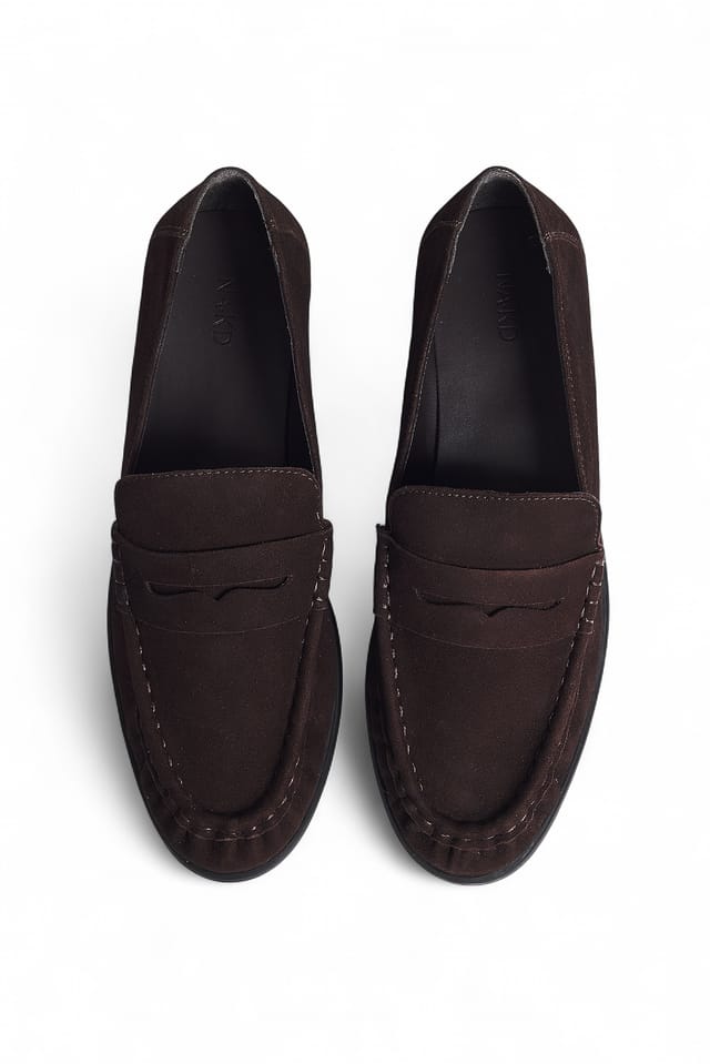 DK Brown Soft Suede Loafers