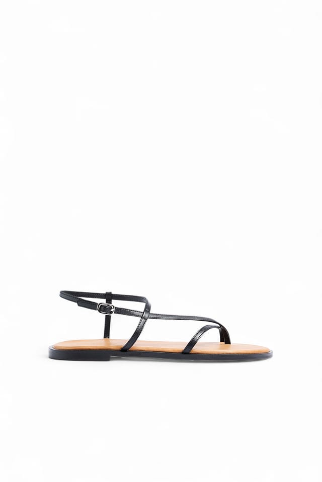Black Strappy Sandals
