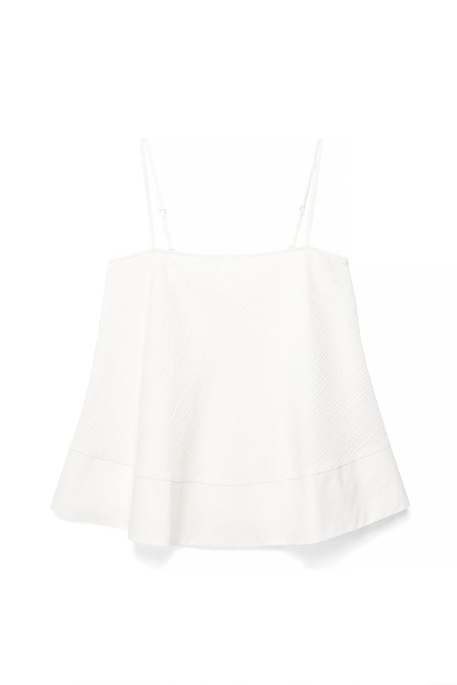 White Strukturerad vid topp