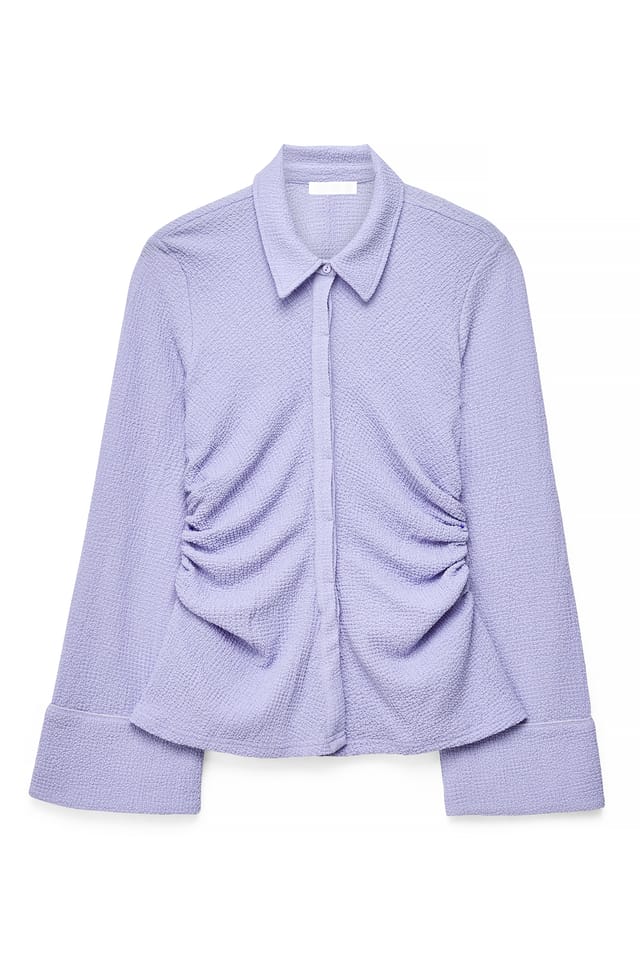 Dusty Lilac Chemise structurée à col