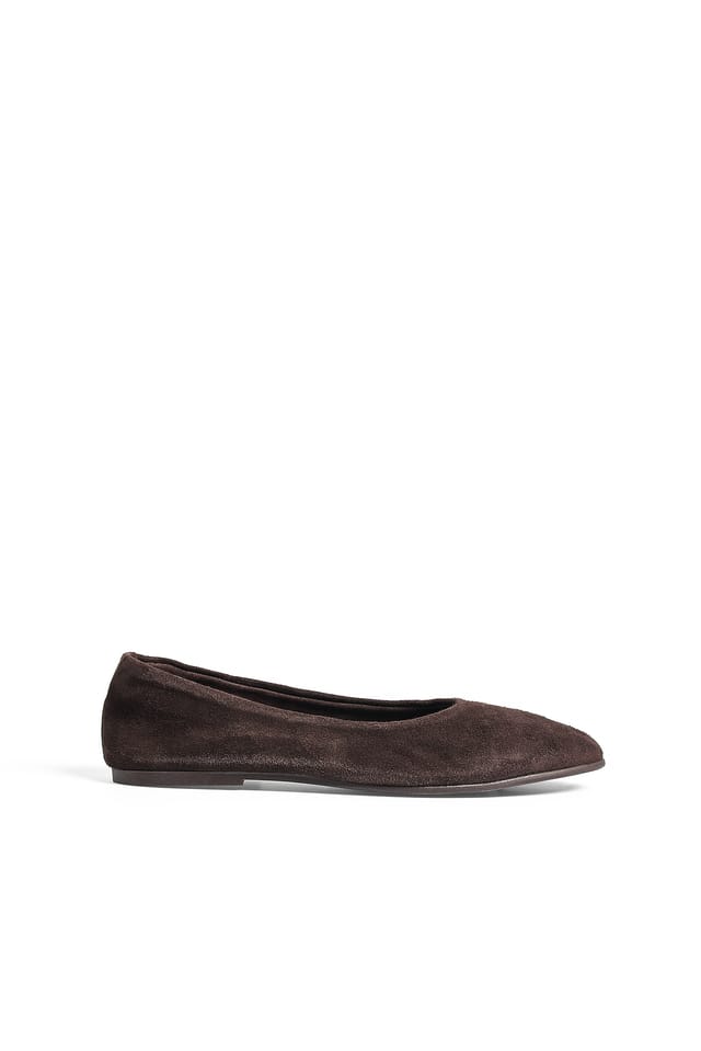 DK Brown Suede Ballerina