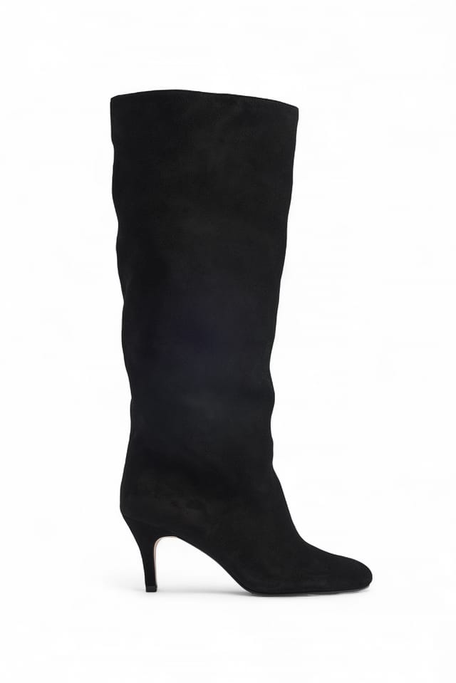 Black Suede Boots