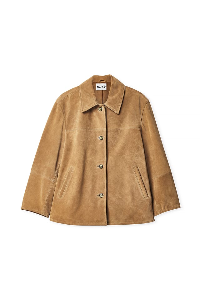 Cognac Suede Jacket