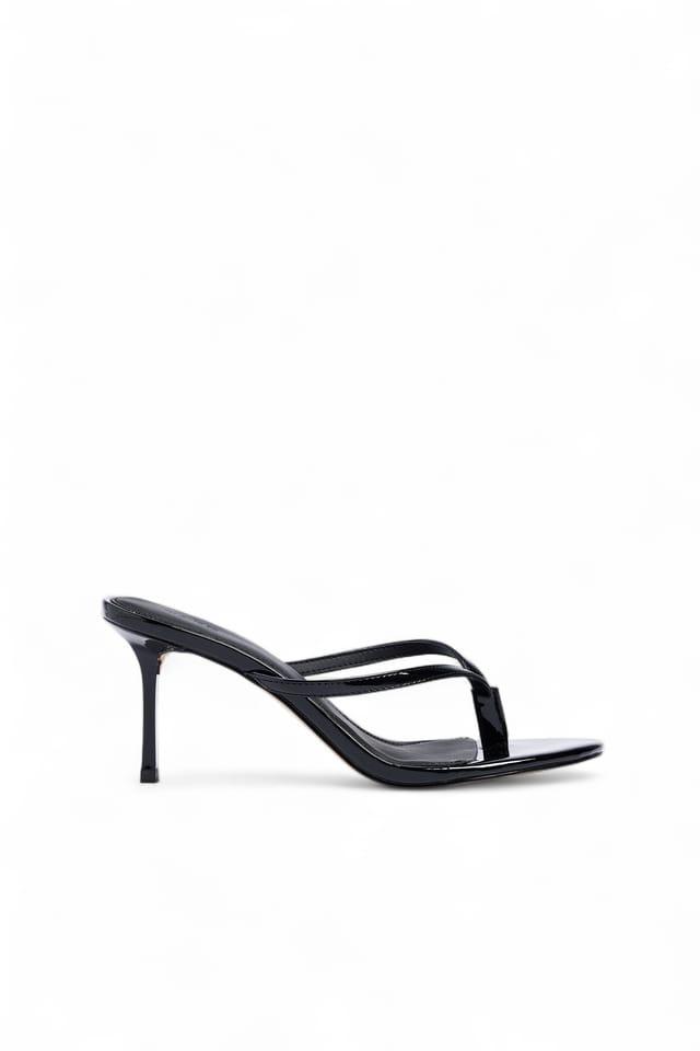 Black Klacksko med flip flop design