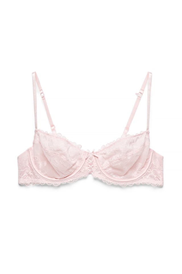 Pink Soutien-gorge en dentelle à armatures