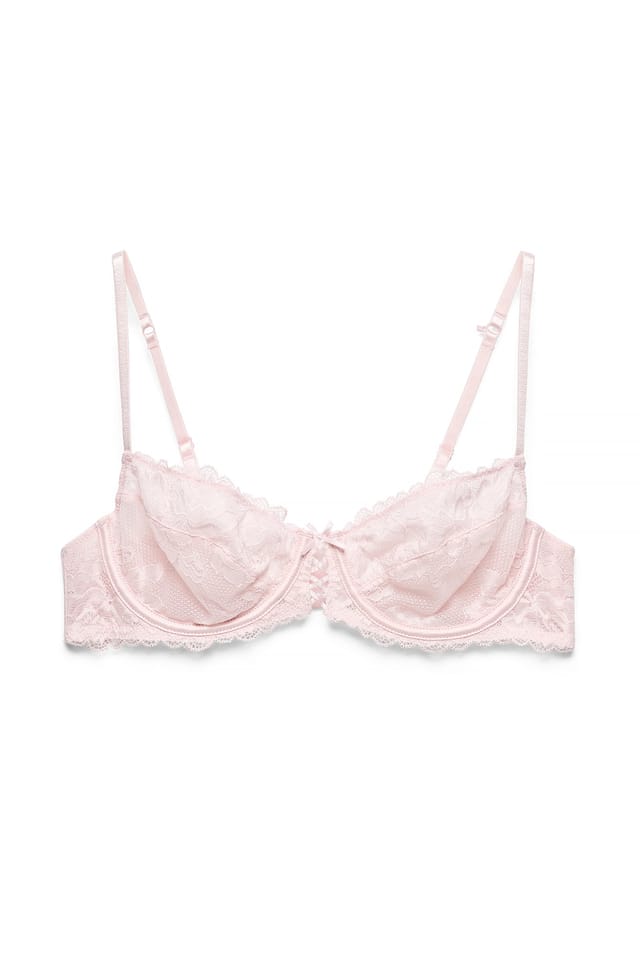 Pink Soutien-gorge en dentelle à armatures