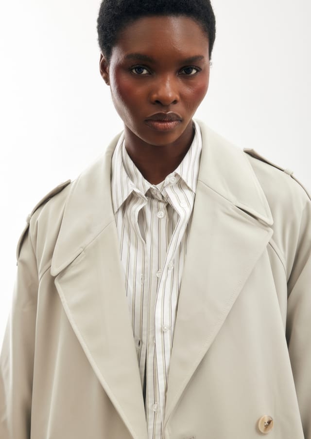 ジャケット・アウター CLANE OVER SHORT TRENCH COAT 2026SS CLANE（クラネ） 即日発送 正規商品 アウター オーバー ショート