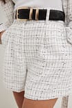 SPRING TWEED SHORTS_YELLOW main image 1
