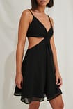 Luxe Cut-Out Knit Mini Dress