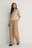 checkered palazzo pants
