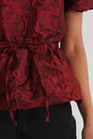 Drawstring Top Closure Structured Drawstring Top Red | NA-KD
