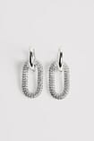 Silver Hanger Earring
