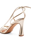 Squared Toe Strappy Heels Gold | NA-KD