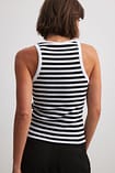 Striped Ribbed Tank Stripe | NA-KD