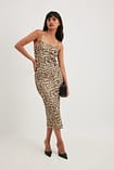 Wide Strap Mesh Dress main image 0