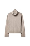 Wool Turtle Neck Sweater Beige | NA-KD