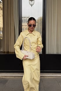 Croco Fitted Pu Jacket