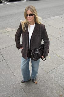 Oversized Suede Blazer