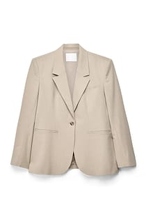 Buckle Detail Oversized Blazer