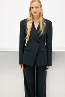 Double Breasted Fitted Blazer