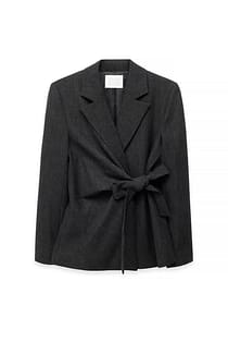 Blazer mit eingearbeitetem Krawattendetail