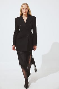 Long Hourglass Blazer