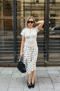 Asymmetric Midi Skirt