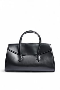 Overlap Leather Tote