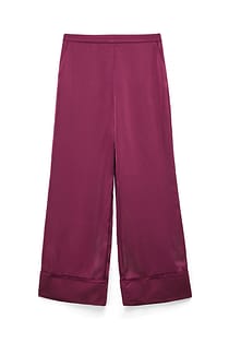 Pyjamahose mit Satineinsatz