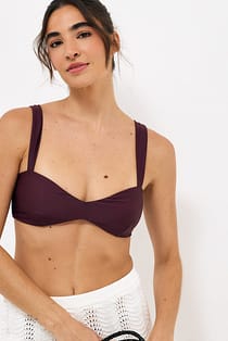 Bikini-Oberteil mit breiten Trägern