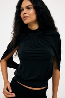 Sleeveless Cape Top