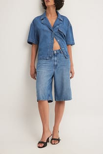 Soft Denim Shorts