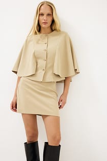 Tailored Button Detail Top