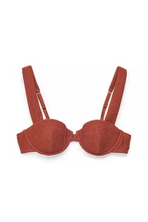 Bikini-BH mit Bügeln und Struktur