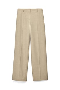 Wide Leg Mid Waist Pants