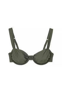 Bikini-BH med vide stropper og drapering