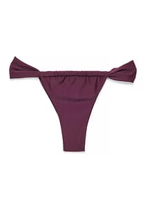 Wide Strap Draped Bikini Panty