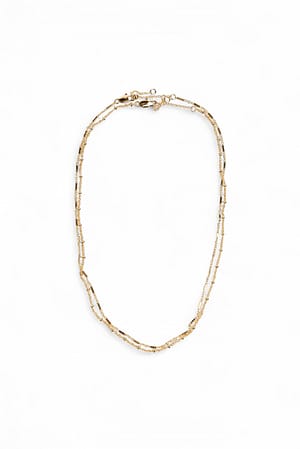Gold Collar chapado en oro, pack de 2