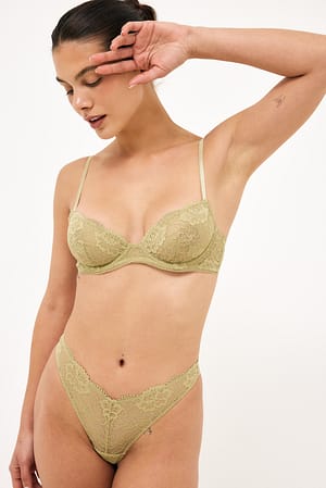 Khaki Green 2-pack trosor med V-form