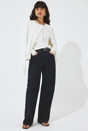 Rinse Wash Alley High Waist Wide Jeans