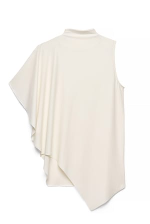 Offwhite Asymmetrisk jersey topp