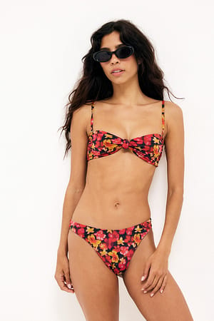 Red/Yellow Print Bikinitruse