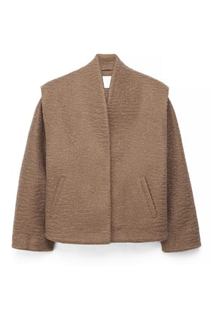 Taupe Boucléjacka