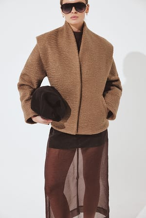 Taupe Boucléjacka