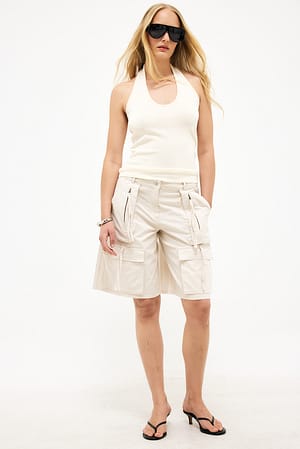 Beige Cargoshorts