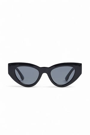 Black Gafas de sol ojo de gato