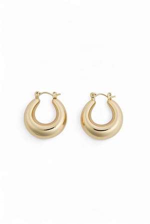 Gold Chunky Creolen
