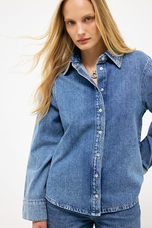 Light Blue Classic Denim Shirt
