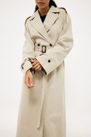 Beige Trench-coat classique